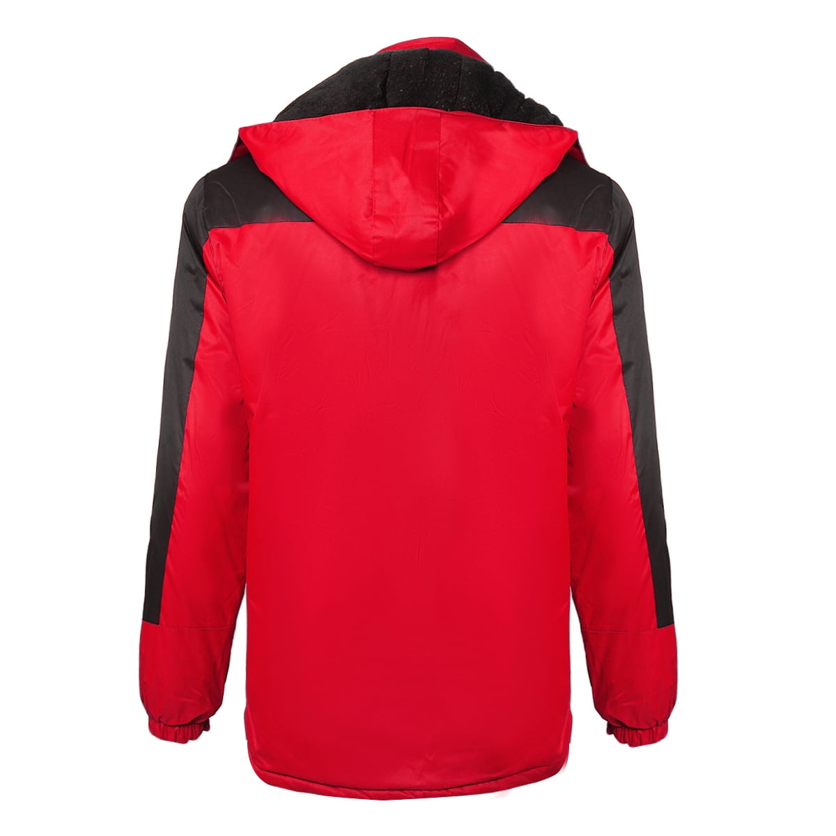 YOUTHUP Mens Winter Windbreaker Jacket Fleece Lined Thick Hood Waterproof Coat Outdoor Sport Jackets